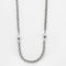 Collier Sautoir à billes en or gris et or blanc 18 carats 58 Facettes