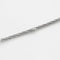 Collier Sautoir à billes en or gris et or blanc 18 carats 58 Facettes