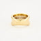 Bague 50 Poiray - Bague jonc trois corps en or jaune 18 carats et diamants 58 Facettes