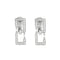 Boucles d'oreilles Cartier Baiser du Dragon - Boucles d'oreilles en or blanc et diamants 58 Facettes