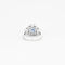 Bague 53 Bague Art déco en or blanc avec saphir de Ceylan et diamants 58 Facettes