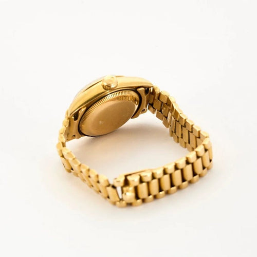 Montre Rolex Oyster Perpetual Datejust Lady - Montre en or jaune 18K à diamants 58 Facettes