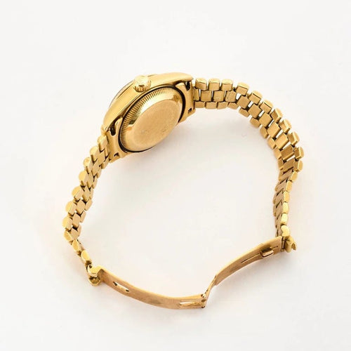 Montre Rolex Oyster Perpetual Datejust Lady - Montre en or jaune 18K à diamants 58 Facettes