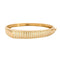 Bracelet Bracelet jonc en or jaune 18K et diamants 58 Facettes