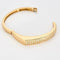 Bracelet Bracelet jonc en or jaune 18K et diamants 58 Facettes