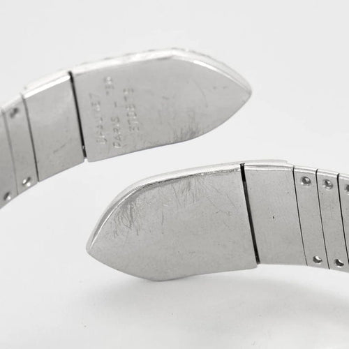 Bracelet Chaumet Plume - Bracelet semi-rigide en or gris 18K et diamants 58 Facettes