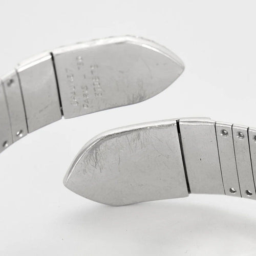 Bracelet Chaumet Plume - Bracelet semi-rigide en or gris 18K et diamants 58 Facettes