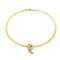 Boucles d'oreilles Parure - Collier ras-de-cou et boucles d’oreilles en or jaune 18K diamants 58 Facettes