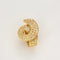 Boucles d'oreilles Parure - Collier ras-de-cou et boucles d’oreilles en or jaune 18K diamants 58 Facettes