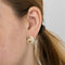 Boucles d'oreilles Parure - Collier ras-de-cou et boucles d’oreilles en or jaune 18K diamants 58 Facettes