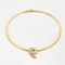Boucles d'oreilles Parure - Collier ras-de-cou et boucles d’oreilles en or jaune 18K diamants 58 Facettes
