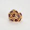 Bague 55 Nardi - Bague sculpturale en or rose 18 carats, améthystes et grenats 58 Facettes