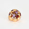 Bague 55 Nardi - Bague sculpturale en or rose 18 carats, améthystes et grenats 58 Facettes