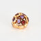 Bague 55 Nardi - Bague sculpturale en or rose 18 carats, améthystes et grenats 58 Facettes