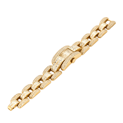 Montre Chopard La Strada - Montre dame en or jaune et diamants 58 Facettes