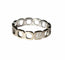 Bague 55 Dinh Van - Alliance Impression Domino en or blanc 58 Facettes 600