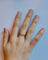 Bague 55 Dinh Van - Alliance Impression Domino en or blanc 58 Facettes 600