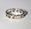 Bague 55 Dinh Van - Alliance Impression Domino en or blanc 58 Facettes 600