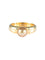 Bague 53 Bague perle fine en or jaune 18 carats 58 Facettes 398