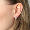 Boucles d'oreilles Boucles d'oreilles en or gris 18k et diamants taille brillant 0,40 ct 58 Facettes 395