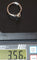 Bague 52 Bague solitaire en or blanc 18k avec diamant 0,52 ct 58 Facettes 412