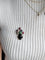 Pendentif Broche-pendentif panier de fleurs Art déco en or blanc 18 k 58 Facettes 446