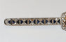 Broche Broche-barrette Art déco en or jaune et platine, saphirs et diamants 58 Facettes 440