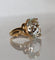 Bague 54 Bague en or jaune 18k sertie d’une aigue-marine ovale 4,93 ct 58 Facettes 515