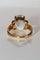 Bague 54 Bague en or jaune 18k sertie d’une aigue-marine ovale 4,93 ct 58 Facettes 515