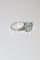 Bague 54 Bague en or blanc 18k avec aigue-marine 58 Facettes 521