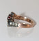 Bague 51.5 Bague ancienne Vous et Moi en or jaune, argent et doublet grenat-verre 58 Facettes 513