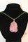 Pendentif Pendentif en quartz rose sculpté et or jaune 18 ct 58 Facettes 537