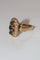 Bague 52 Bague trilogie saphirs et diamants en or jaune 18 carats 58 Facettes 530