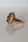 Bague 52 Bague trilogie saphirs et diamants en or jaune 18 carats 58 Facettes 530