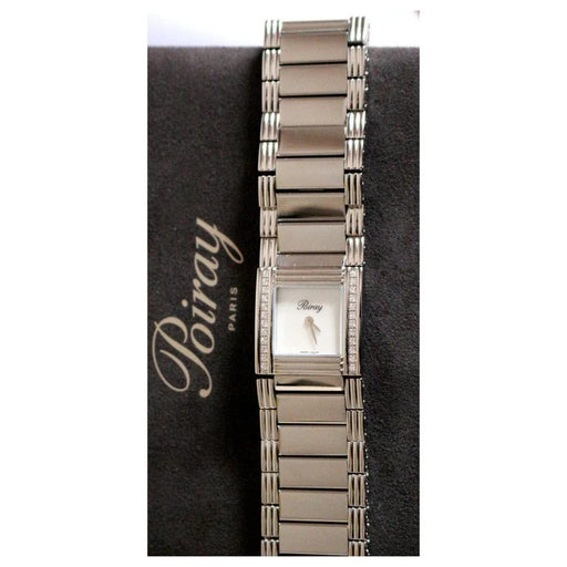 Montre Poiray Ma Première Manchette - Montre en acier et diamants 58 Facettes 284