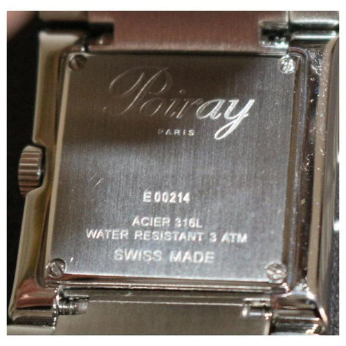 Montre Poiray Ma Première Manchette - Montre en acier et diamants 58 Facettes 284
