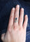 Bague 55 Bague aigrette - Diamants et saphir en or jaune et or blanc 18 carats 58 Facettes 553