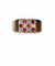 Bague 56 Bague chevalière - Rubis et diamants en or jaune 18 carats 58 Facettes 541