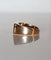 Bague 56 Bague chevalière - Rubis et diamants en or jaune 18 carats 58 Facettes 541