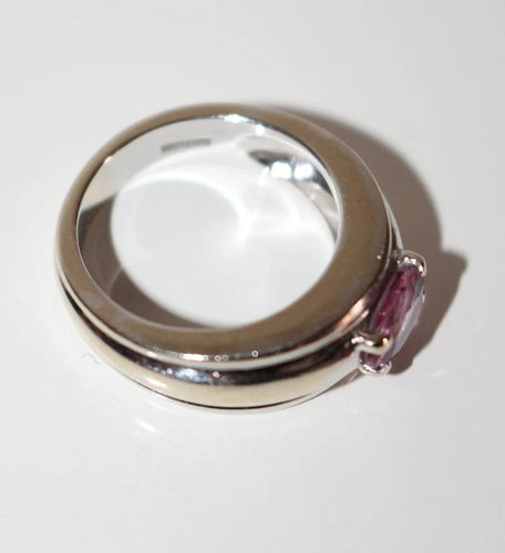 Bague 50 Boucheron Axelle - Bague en or blanc 18 carats et saphir rose 58 Facettes 042