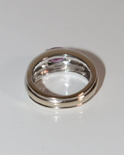 Bague 50 Boucheron Axelle - Bague en or blanc 18 carats et saphir rose 58 Facettes 042