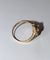Bague 55 Bague marquise en or jaune 18 carats rubis et diamants 58 Facettes 572