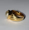 Bague 57 Bague cœur en or jaune 18 carats avec perle mabé 58 Facettes 563