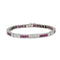 Bracelet Bracelet en or blanc 750‰, diamants et rubis 58 Facettes 1177