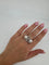 Bague 55 Bague en or blanc 750 sertie de diamants et perles 58 Facettes 1176