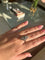 Bague 60 Bague marquise en or blanc 750‰ avec émeraude et diamants 58 Facettes 1020