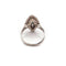 Bague 60 Bague marquise en or blanc 750‰ avec émeraude et diamants 58 Facettes 1020