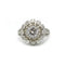 Bague 52 Bague en or blanc 750‰ et diamants 58 Facettes 1009