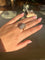 Bague 55 Bague en or jaune et blanc 750‰ sertie de diamants 58 Facettes 1026