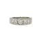 Bague 54 Bague en or blanc 750‰ et diamants 58 Facettes 1063